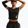 Дамски шорти за бягане Nike Tempo Swoosh Dri-Fit Mid-Rise Brief-Lined black/white 5