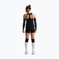 Дамски тренировъчни шорти Nike Pro Mid Rise Biker 3" black/white/metallic silver 3