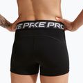 Дамски тренировъчни шорти Nike Pro Mid Rise Biker 3" black/white/metallic silver 7