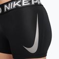 Дамски тренировъчни шорти Nike Pro Mid Rise Biker 3" black/white/metallic silver 8