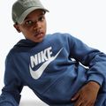 Детски суитшърт Nike Club Fleece Hoodie mystic navy/white 5