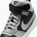 Детски обувки Nike Court Borough Mid 2 black/white/gum med brown/light smoke grey 8
