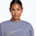 Дамски суитшърт за тренировка Nike Pro Dri-Fit Crew Neck iron purple/metallic silver/white 3