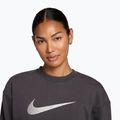 Дамски суитшърт за тренировка Nike Pro Dri-Fit Crew Neck thunder grey/metallic silver/white 3