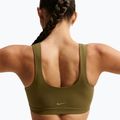 Спортен сутиен Nike Zenvy Light-Support Lightly Lined olive flak/white 6