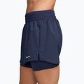 Дамски шорти Nike One Dri-Fit High-Waisted 3“ 2In1 midnight navy/white 3