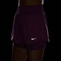 Дамски шорти Nike One Dri-Fit High-Waisted 3“ 2In1 light magenta/white 5