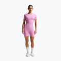 Дамски къси панталони/шорти Nike Zenvy High Waisted Biker 5" light magenta/white 2