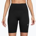 Дамски шорти Nike One High-Waisted Biker 8“ black/white