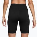 Дамски шорти Nike One High-Waisted Biker 8“ black/white 2
