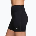 Дамски шорти Nike One High-Waisted Biker 5„ black/white 3