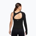 Дамска тениска за тренировка Nike Zenvy Dri-Fit One Sleeve Top black/white/cool grey 2