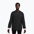 Дамска блуза с дълъг ръкав за тренировка Nike One Relaxed Dri-Fit black/white