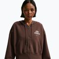 Дамски суитшърт Nike Phoenix Full-Zip Hoodie light chocolate