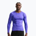 Мъжка блуза с дълъг ръкав за  тренировка Nike Pro Dri-Fit Tight Fitness persian violet/black
