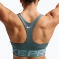 Спортен сутиен Nike Pro Sculpt Medium Support mineral slate/denim turquoise/white 6