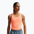 Дамска тениска за бягане Nike Swoosh Run Dri-Fit orange pulse/photon dust/white