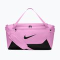 Чанта за тренировка/фитнес Nike Brasilia Duffel Small 40 l light magenta/black/black