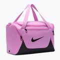 Чанта за тренировка/фитнес Nike Brasilia Duffel Extra Small 24 l light magenta/black/black 2