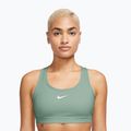 Спортен сутиен Nike Swoosh Medium Support steam/white