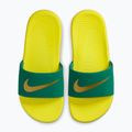 Детски чехли Nike Coffee malachite/sonic yellow/metallic gold 10