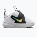 Детски обувки Nike Team Hustle D 12 white/black/clear emerald/topaz gold