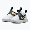 Детски обувки Nike Team Hustle D 12 white/black/clear emerald/topaz gold 3