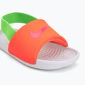 Детски чехли Nike Kawa total orange/green strike 7