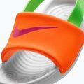 Детски чехли Nike Kawa total orange/green strike 7