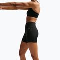 Дамски къси панталони/шорти Nike One High Waisted Biker 5" black/black/white 4