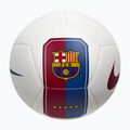 Футболна топка Nike Pitch FC Barcelona white/cardinal red size 5 2