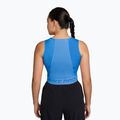 Дамска тренировъчна тениска Nike Pro Dri-Fit university blue/light photo blue/white 2