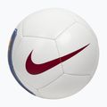Топка за мини футбол Nike Skills FC Barcelona white/cardinal red size 1