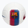 Топка за мини футбол Nike Skills FC Barcelona white/cardinal red size 1 2