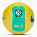 Футболна топка Nike Academy Brazil canary/light mint size 5 3