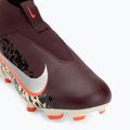 Детски футболни обувки Nike United Jr. Mercurial Superfly 10 Academy MG burgundy crush/metallic silver 7