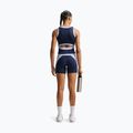 Дамски къси панталони/шорти Nike One High Waisted Biker 5" midnight navy/hydrogen blue/white 3