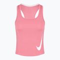 Дамска тениска за бягане Nike Swoosh Run Dri-Fit peony/photon dust/white 2