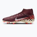 Мъжки футболни обувки Nike United Mercurial Superfly 10 Academy MG burgundy crush/metallic silver 2