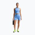 Дамска тениска Nike One Fitted Dri-Fit Cropped Tank thunder university blue/white 2