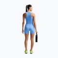 Дамска тениска Nike One Fitted Dri-Fit Cropped Tank thunder university blue/white 3