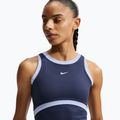 Дамска тренировъчна тениска Nike One Dri-Fit midnight navy/hydrogen blue/white 4