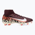 Мъжки футболни обувки Nike United Mercurial Superfly 10 Academy MG burgundy crush/metallic silver 2