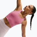 Дамска тениска за бягане Nike Tempo Medium Support Cropped Sports Bra peony 5