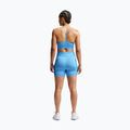 Дамски къси панталони/шорти Nike Pro Sculpt High Waisted 5" Biker university blue/light photo blue/white 3