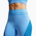 Дамски къси панталони/шорти Nike Pro Sculpt High Waisted 5" Biker university blue/light photo blue/white 5