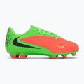 Детски футболни обувки Nike Jr. Phantom 6 Club Erling Haaland MG hot punch/green strike/black 2