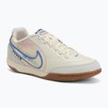 Мъжки футболни обувки Nike Tiempo Streetgato PRM IC coconut milk/gum medium brown/blue crystal