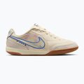 Мъжки футболни обувки Nike Tiempo Streetgato PRM IC coconut milk/gum medium brown/blue crystal
