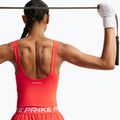 Дамска тренировъчна тениска Nike Pro Sculpt Medium Support Padded Tank light crimson/white 5